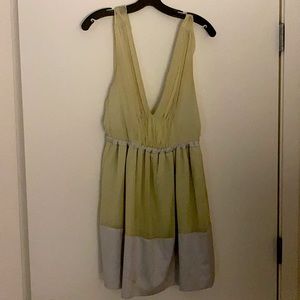 BCBGeneration Silk/Chiffon Mint Mini Dress